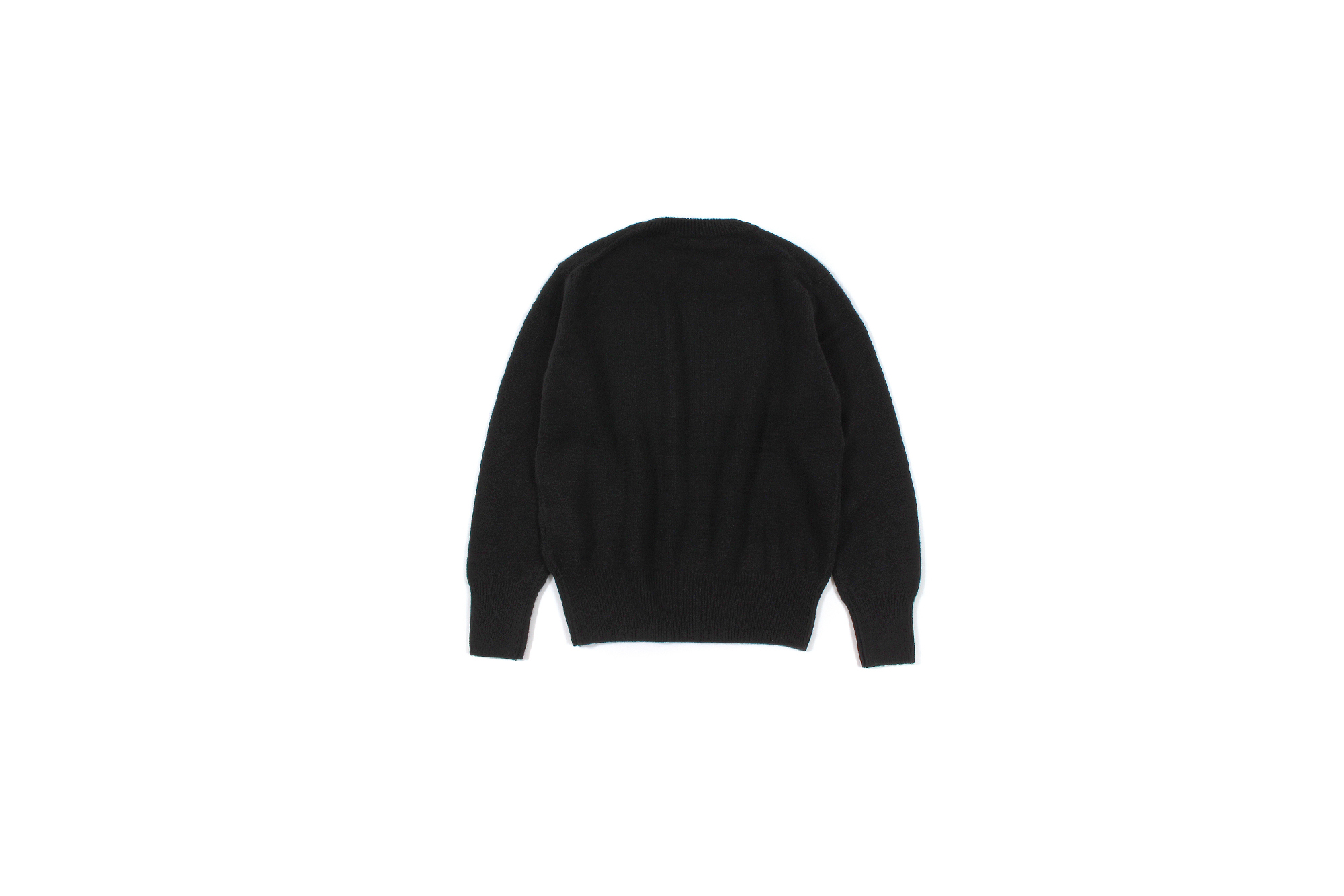 RENCONTRANT (レンコントラント) Cashmere Crew Neck Sweater (クルーネック セーター) Cashmere 100% ミドルゲージ カシミヤ ニット セーター BLACK (ブラック) MADE IN JAPAN (日本製) 2022 秋冬新作 【入荷しました】【フリー分発売開始】愛知 名古屋 Alto e Diritto altoediritto アルトエデリット