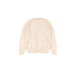 RENCONTRANT (レンコントラント) Cashmere Crew Neck Sweater (クルーネック セーター) Cashmere 100% ミドルゲージ カシミヤ ニット セーター GARDENIA (ホワイト) MADE IN JAPAN (日本製) 2022 秋冬新作のイメージ