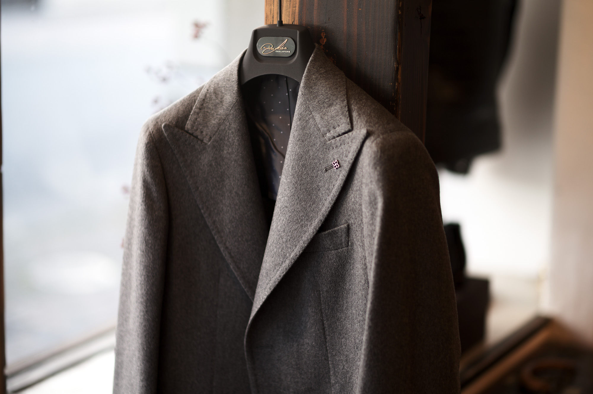 TAGLIATORE (タリアトーレ) PINO LERARIO (ピーノ レラリオ) Cashmere Jacket カシミア ジャケット GRAY(グレー) Made in italy (イタリア製) 2022秋冬新作 【入荷しました】【フリー分発売開始】愛知 名古屋 Alto e Diritto altoediritto アルトエデリット カシミヤジャケット