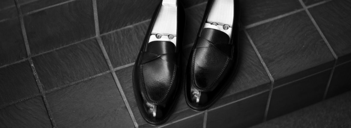 Yohei Fukuda “MTO” Butterfly Loafer Hatch Grain Black 2022のイメージ