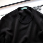 ZANONE (ザノーネ) Milano Rib Crew Neck Sweater (ミラノリブ クルーネック セーター) Milano Rib ミラノリブ ニット セーター BLACK (ブラック・Z0015) 2022秋冬新作のイメージ