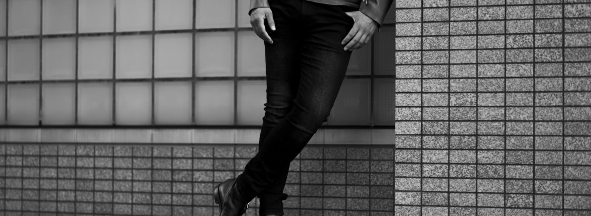 cuervo bopoha (クエルボ ヴァローナ) Sartoria Collection (サルトリア コレクション) Bal (バル) BLACK COMFORT DENIM ダメージウォッシュ タイトフィット ストレッチ デニム パンツ BLACK DAMAGE (ブラックダメージ)　MADE IN JAPAN (日本製) 2022秋冬新作 愛知 名古屋 Alto e Diritto altoediritto アルトエデリット