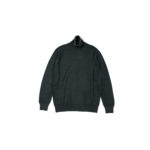 cuervo bopoha (クエルボ ヴァローナ) Sartoria Collection (サルトリア コレクション) John (ジョン) 27G STONE WASH WOOL (27ゲージストーンウォッシュウール) タートルネック セーター OLIVE (オリーブ) made in italy (イタリア製) 2022秋冬新作のイメージ