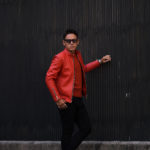 cuervo bopoha (クエルボ ヴァローナ) Satisfaction Leather Collection (サティスファクション レザー コレクション) RICHARD (リチャード) CALF SKIN (シュリンクカーフレザー) シングル ライダース ジャケット ORANGE (オレンジ) MADE IN JAPAN (日本製) 2022 【Special Model】【ご予約受付中】のイメージ