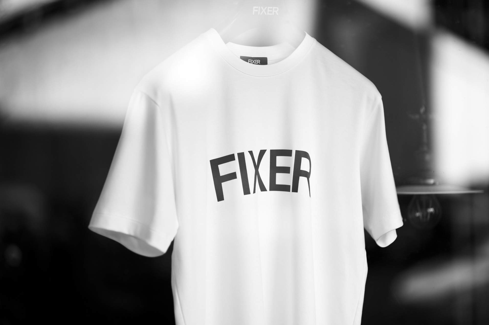 FIXER "FTS-02" Print Crew Neck T-shirt WHITE フィクサー プリントクルーネックTシャツ ホワイト 愛知 名古屋 Alto e Diritto altoediritto アルトエデリット