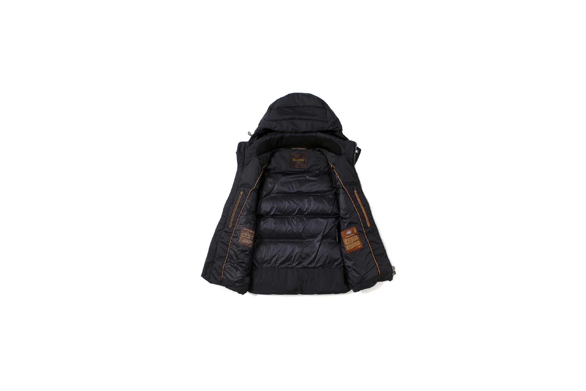 MOORER (ムーレー) FIRE-WK (フェイヤー) Nylon Down Vest ナイロン ダウンベスト BLUE (ブルー) Made in italy (イタリア製) 2022 秋冬新作 【入荷しました】【フリー分発売開始】 altoediritto　アルトエデリット ベスト ナイロンダウン 防寒