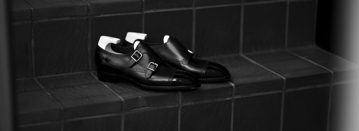 Yohei Fukuda “MTO” Double Monk Strap Black Calf Black 2022のイメージ