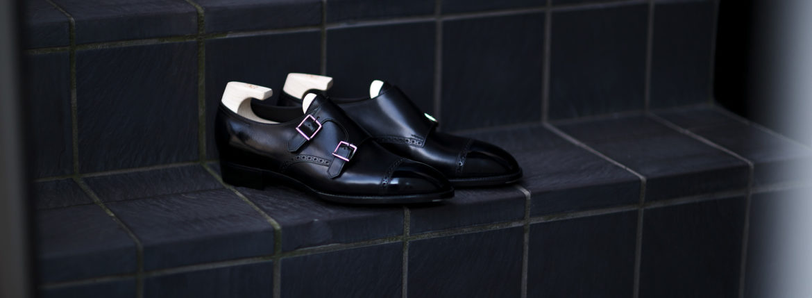 Yohei Fukuda MTO Double Monk Strap Black Calf Black 2022 ヨウヘイフクダ ダブルモンクストラップ ブラックカーフ ブラック 愛知 名古屋 Alto e Diritto altoediritto アルトエデリット