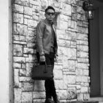 ACATE × cuervo bopoha (アカーテ × クエルボ ヴァローナ) KARIF (カリフ) Montblanc leather (モンブランレザー) トートバッグ レザーバッグ NERO(ネロ) MADE IN ITALY (イタリア製) 2022 【Special Model】のイメージ