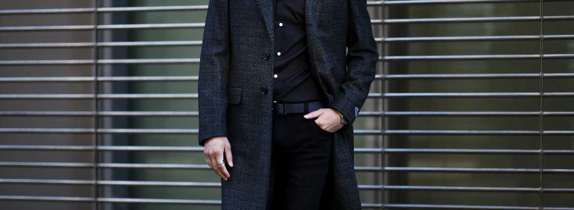 BELVEST (ベルベスト) Wool Cashmere Chester coat カシミア シングル