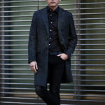 BELVEST (ベルベスト) Wool Cashmere Chester coat カシミア シングルチェスターコート BLACK (ブラック) Made in italy (イタリア製) 2022秋冬新作のイメージ