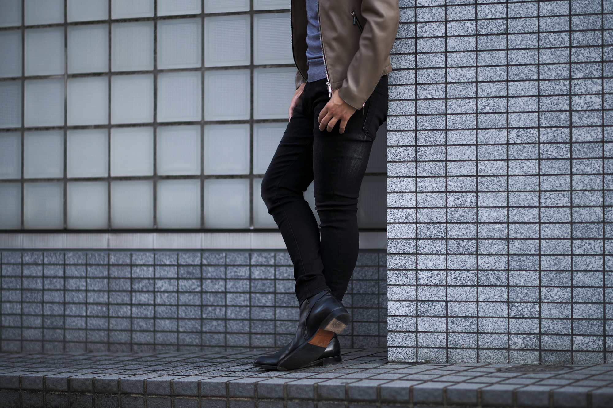 cuervo bopoha (クエルボ ヴァローナ) Sartoria Collection (サルトリア コレクション) Bal (バル) BLACK COMFORT DENIM ダメージウォッシュ タイトフィット ストレッチ デニム パンツ BLACK DAMAGE (ブラックダメージ)　MADE IN JAPAN (日本製) 2022秋冬新作 愛知 名古屋 Alto e Diritto altoediritto アルトエデリット