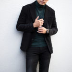 cuervo bopoha (クエルボ ヴァローナ) Sartoria Collection (サルトリア コレクション) Bill (ビル) BLACK COMFORT DENIM ストレッチ デニム ジャケット BLACK DAMAGE (ブラックダメージ) MADE IN JAPAN (日本製) 2022秋冬新作のイメージ