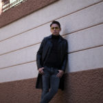 cuervo bopoha (クエルボ ヴァローナ) Satisfaction Leather Collection (サティスファクション レザー コレクション) Ferro (フェッロ) BUFFALO LEATHER (バッファロー レザー) レザー コート BLACK (ブラック) MADE IN JAPAN (日本製) 2022のイメージ