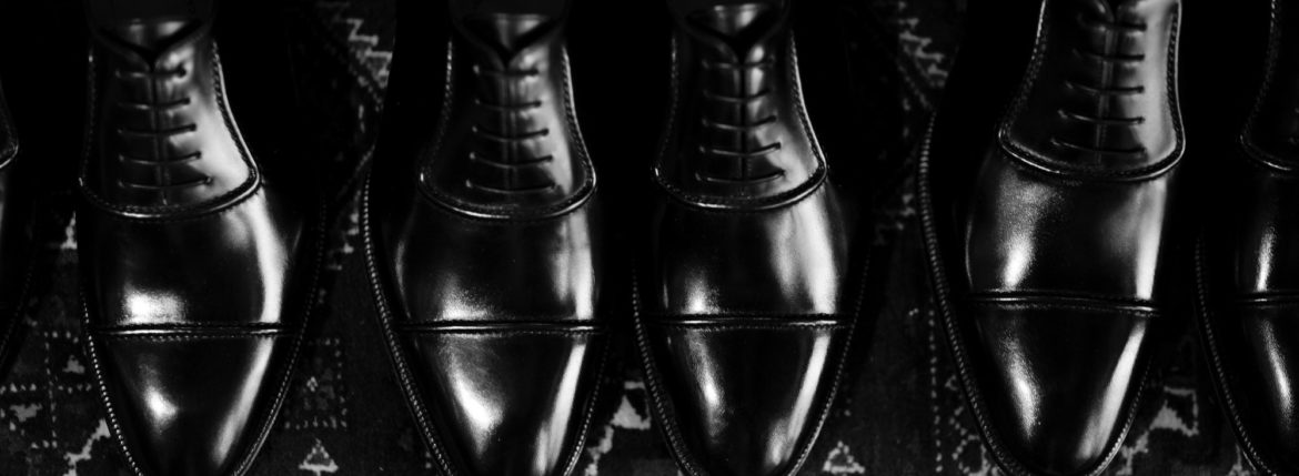 ART.3998 mod Straight Tip Shoes Du Puy Vitello デュプイ社ボックスカーフ ストレートチップシューズ NERO (ブラック) 愛知 名古屋 Alto e Diritto アルト エ デリット alto e diritto アルトエデリット