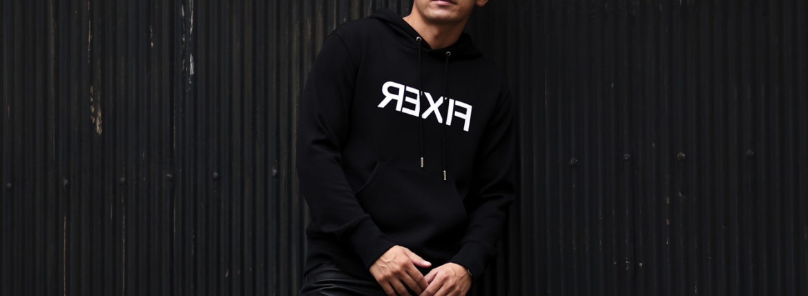 FIXER (フィクサー) FPK-05 Reverse Print Technical Jersey hoodie テクニカルジャージー フーディー BLACK (ブラック) 【ご予約開始】【2022.11.12(Sat)～2022.11.27(Sun)】のイメージ