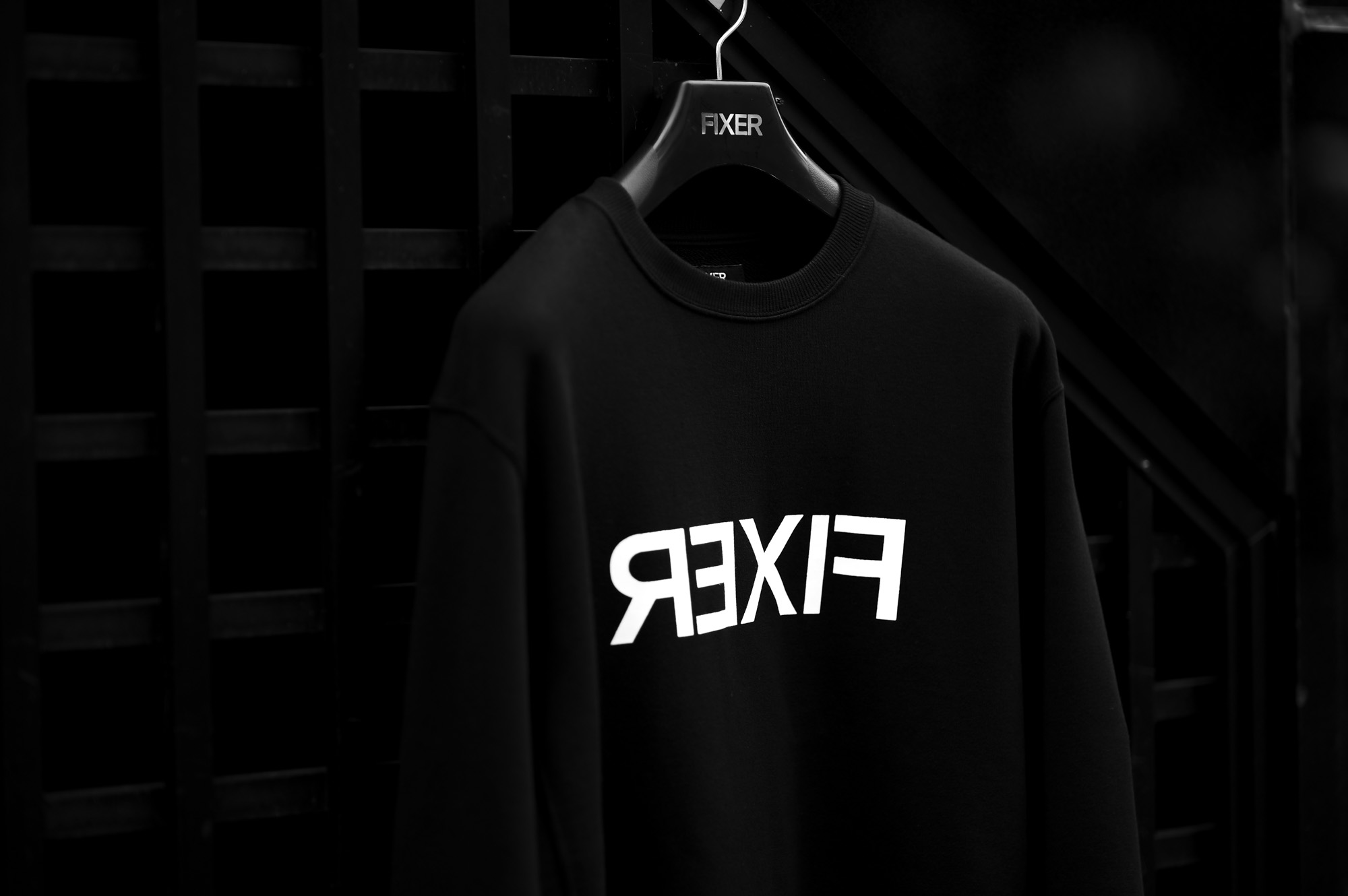 FIXER "FSW-03" Sweat Crew Neck BLACK フィクサー エフエスダブル03 スウェット クルーネック ブラック 愛知 名古屋 Alto e Diritto altoediritto アルトエデリット