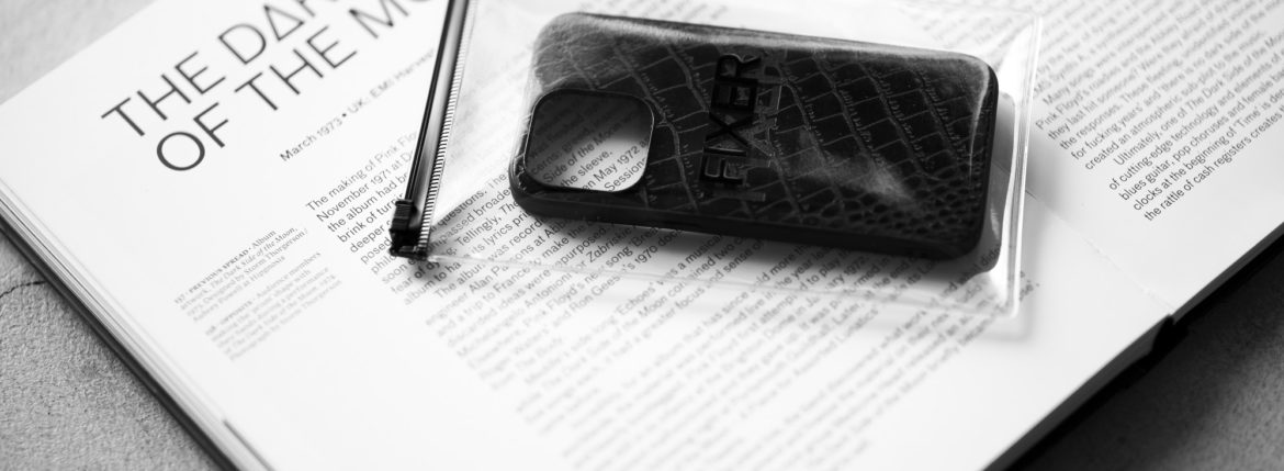 FIXER “iPhone 13Pro Crocodile Case” ALL BLACKのイメージ