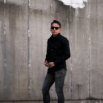 ISAMU KATAYAMA BACKLASH (イサムカタヤマ バックラッシュ) 9oz Stretch Denim Shirts ストレッチ デニムシャツ BLACK (ブラック) MADE IN JAPAN (日本製) 2022 秋冬新作のイメージ