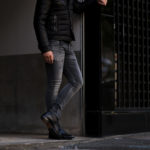 ISAMU KATAYAMA BACKLASH (イサムカタヤマ バックラッシュ) Stretch Skinny Crash Denim Pants ストレッチ スキニー クラッシュ デニムパンツ BLACK CRASH (ブラッククラッシュ) MADE IN JAPAN (日本製) 【Alto e Diritto別注】【Special Model】のイメージ