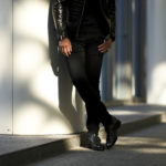 ISAMU KATAYAMA BACKLASH (イサムカタヤマ バックラッシュ) Stretch Skinny Denim Pants ストレッチ スキニー デニム パンツ BLACK (ブラック) MADE IN JAPAN (日本製) 2022 【Alto e Diritto別注】【Special Model】のイメージ