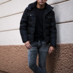 MOORER (ムーレー) NEVIO-TCN (ネヴィオ) Acquaシリーズ ホワイトグースダウン ナイロン ダウン ジャケット NERO (ブラック) Made in italy (イタリア製) 2022秋冬新作のイメージ