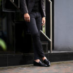 cuervo bopoha (クエルボ ヴァローナ) Sartoria Collection (サルトリア コレクション) Hedi (エディ) KINETIC COMFORT NYLON ストレッチ ナイロン タイトフィット パンツ BLACK (ブラック) MADE IN JAPAN (日本製) 2022秋冬新作のイメージ