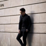 cuervo bopoha (クエルボ ヴァローナ) Sartoria Collection (サルトリア コレクション) Lobb (ロブ) KINETIC COMFORT NYLON ストレッチ ナイロン ジャケット BLACK (ブラック) MADE IN JAPAN (日本製) 2022秋冬新作 【入荷しました】【フリー分発売開始】のイメージ