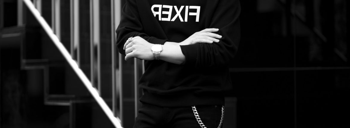 FIXER “FSW-03” Sweat Crew Neck BLACKのイメージ