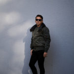 ISAMU KATAYAMA BACKLASH (イサムカタヤマ バックラッシュ × アルファ インダストリーズ) xx ALPHA INDUSTRIES REVERSIBLE MA-1 ダブルネーム MA-1 フライト ジャケット GRAY × NAVY (グレー×ネイビー) 2022秋冬 【入荷しました】【フリー分発売開始】のイメージ