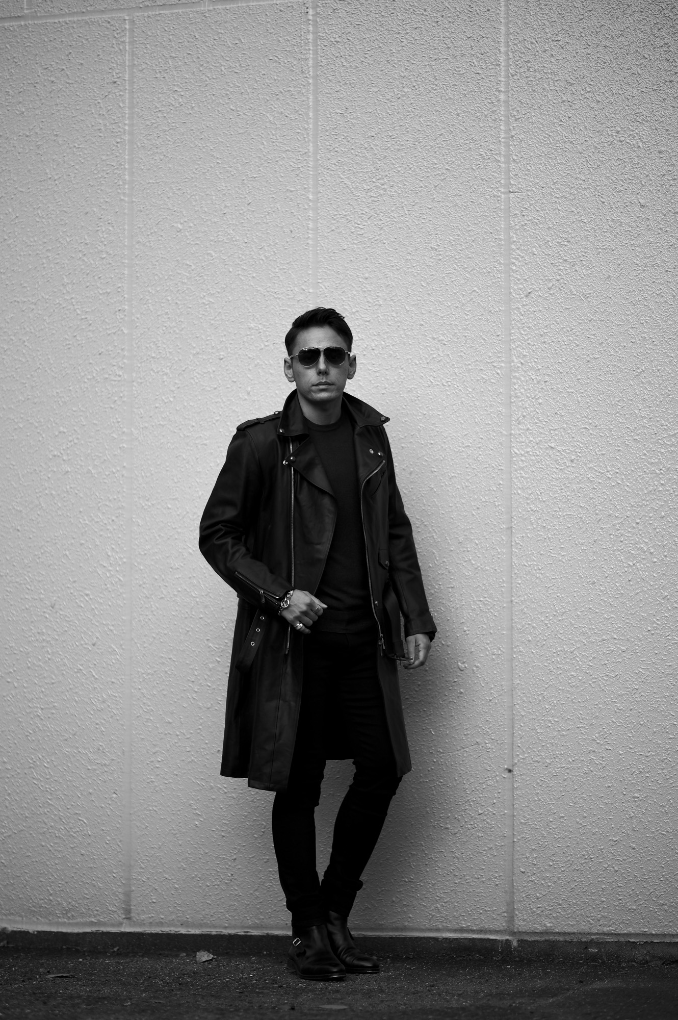 ISAMU KATAYAMA BACKLASH The Line (イサムカタヤマ バックラッシュ ザ・ライン) GUIDI CALF DOUBLE RIDERS COAT No.T-234AL (グイディ カーフ ダブルライダースコート) 925 STERLING SILVER (925 スターリングシルバー) レザー ダブルライダース コート BLACK (ブラック) MADE IN JAPAN (日本製) 2021 愛知 名古屋 Alto e Diritto altoediritto アルトエデリット レザーコート