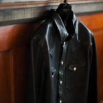ISAMU KATAYAMA BACKLASH The Line “T-003” ITALY CALF  Leather Shirts BLACK 2022のイメージ