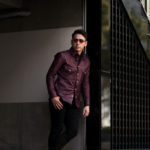 ISAMU KATAYAMA BACKLASH The Line “T-003” Italy Steer Leather Shirts BURGUNDYのイメージ