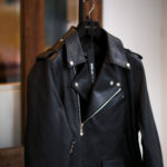 ISAMU KATAYAMA BACKLASH The Line “T-234” GUIDI CALF Double Riders Coat BLACK 2022のイメージ