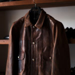 ISAMU KATAYAMA BACKLASH The Line "T-242" GUIDI HORSE 2nd Tracker Jacket CHOCO 2022　イサムカタヤマバックラッシュ ザライン グィディホース 2nd トラッカージャケット チョコ 愛知 名古屋 Alto e Diritto altoediritto アルトエデリット 片山勇
