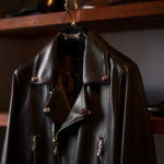 Balvenie Wilhelm (バルヴェニー ヴィルヘルム) No.01 DOUBLE RIDERS 925 SILVER (ナンバーゼロワン ダブルライダース 925シルバー) COW LEATHER (カウレザー) レザージャケット ダブルライダース ジャケット BLACK (ブラック) Made In England (イギリス製)のイメージ