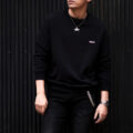 FIXER (フィクサー) FSW-01 One Point Reverse Print Sweatshirt スエットシャツ BLACK (ブラック) 【ご予約開始】【2023.1.20(Fri)~2023.2.05(Sun)】のイメージ