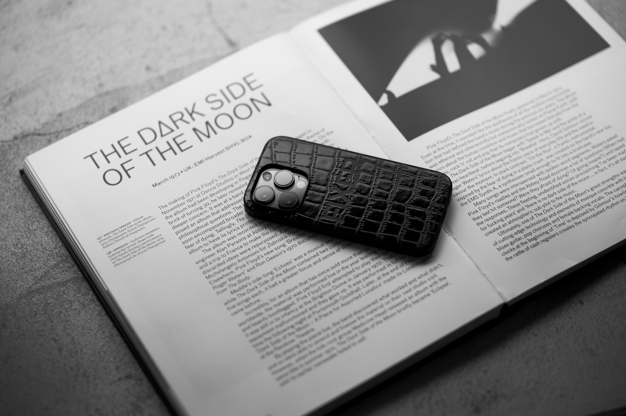 FIXER "iPhone 14Pro Crocodile Case" ALL BLACK フィクサー アイフォンケース 携帯ケース クロコダイルケース 愛知 名古屋 Alto e Diritto altoediritto アルトエデリット