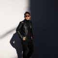 ROYAL LUSTER (ロイヤルラスター) Noah (ノア) DOUBLE RIDERS Calf Leather ダブルライダース ジャケット BLACK (ブラック)のイメージ
