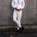 Volturno (ヴォルトゥルノ) Slim Fit Easy Cargo Rib pants スリム ストレッチ カーゴ リブ パンツ WHITE (ホワイト) 2023春夏 【ご予約受付中】のイメージ