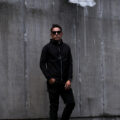 Volturno (ヴォルトゥルノ) Slim Fit ZIPup Parker スリムフィット ジップアップ パーカー BLACK (ブラック) 2023春夏 【ご予約受付中】のイメージ