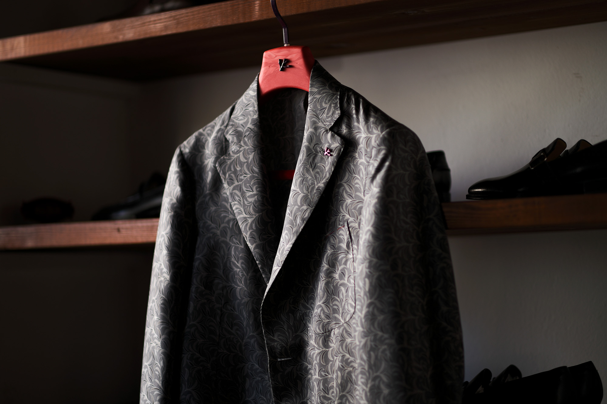 ISAIA (イザイア) POMPEI (ポンペイ) "100％ SILK" MADDER SILK (マダーシルク) ペイズリージャケット GRAY×BLACK (グレー×ブラック・970) Made in italy (イタリア製) 2023春夏新作 【入荷しました】【フリー分発売開始】 愛知 名古屋 Alto e Diritto altoediritto アルトエデリット