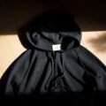 RIVORA(リヴォラ) R28-MKPK002 Wool Knit Full Zip Hoodie Black (010・ブラック) 2023秋冬 【ご予約受付中】のイメージ