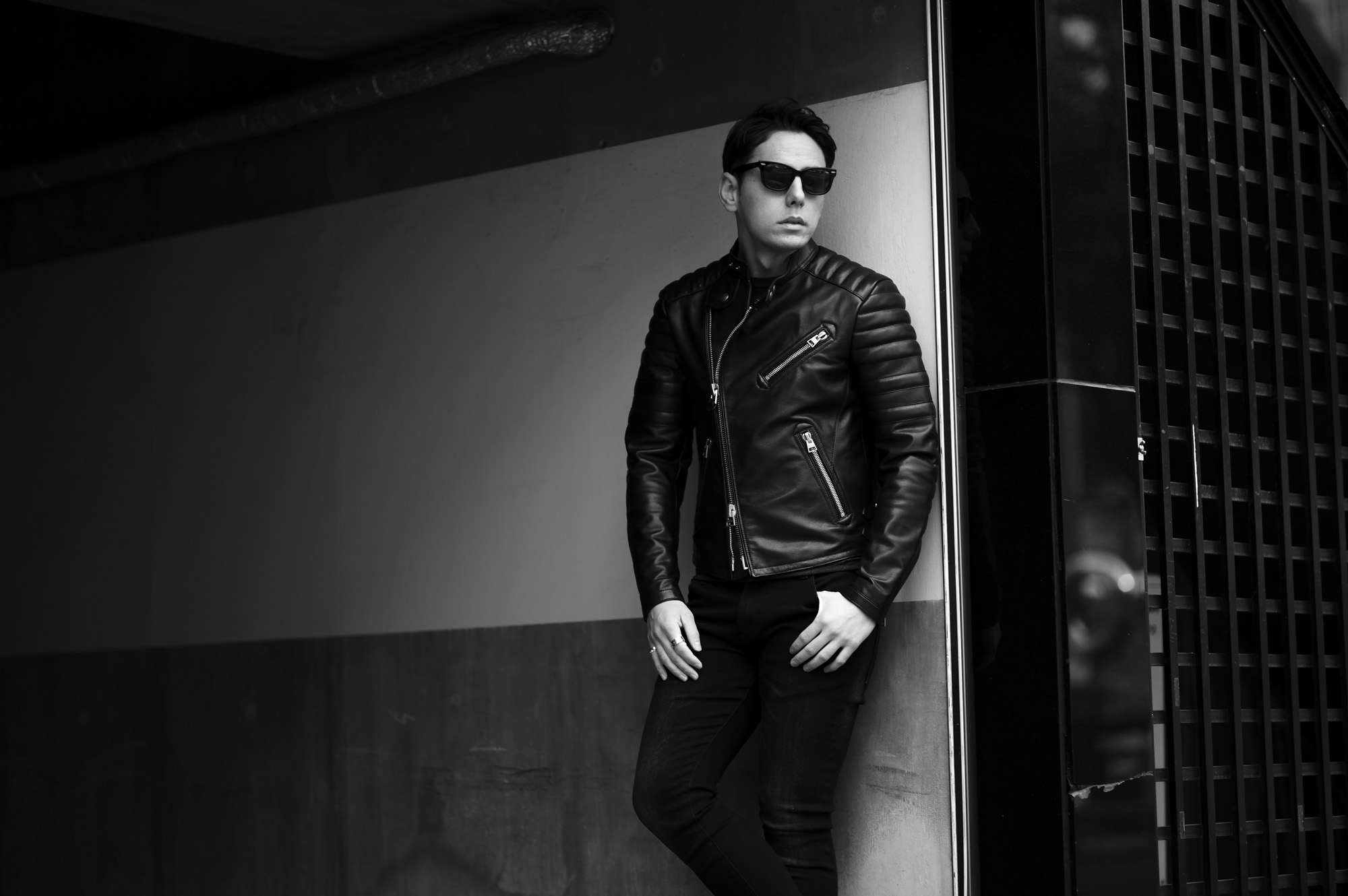 TOM FORD (トムフォード) LEATHER ICON BIKER (レザー アイコン