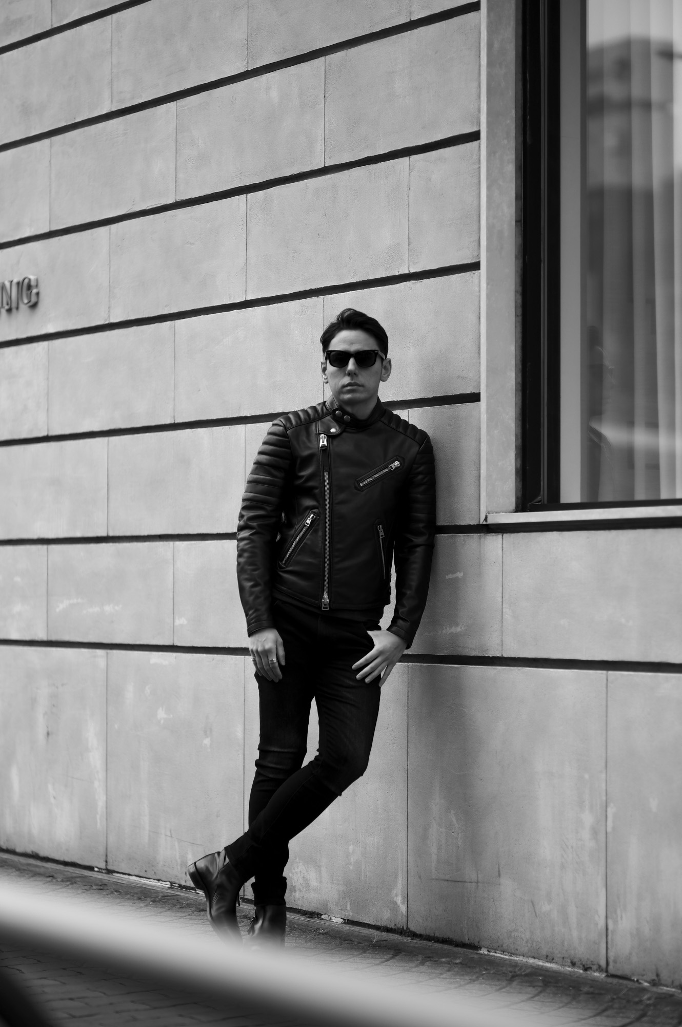 TOM FORD (トムフォード) LEATHER ICON BIKER (レザー アイコン ...