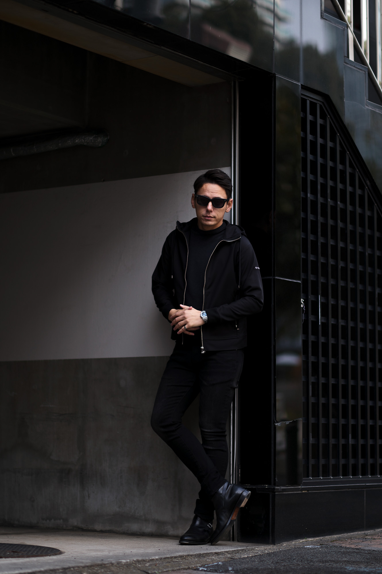 Volturno (ヴォルトゥルノ) Slim Fit Easy Cargo pants スリム ストレッチ カーゴ パンツ BLACK (ブラック) 2023春夏 【ご予約受付中】愛知 名古屋 Alto e Diritto altoediritto アルトエデリット