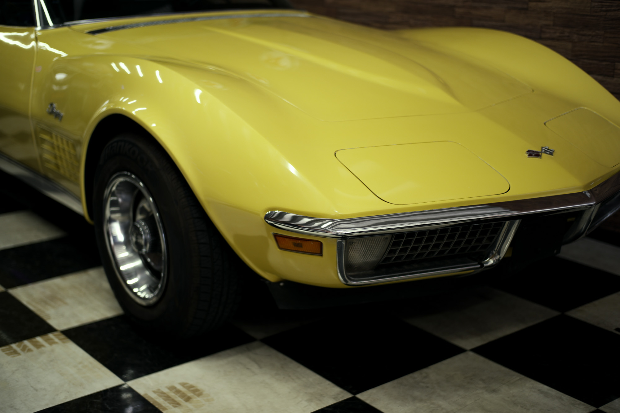 CHEVROLET Corvette C3 COUPE 1970 シボレー コルベット シースリークーペ イエロー YELLOW マスタード 愛知 名古屋 Alto e Diritto altoediritto アルトエデリット アメ車 アメリカン