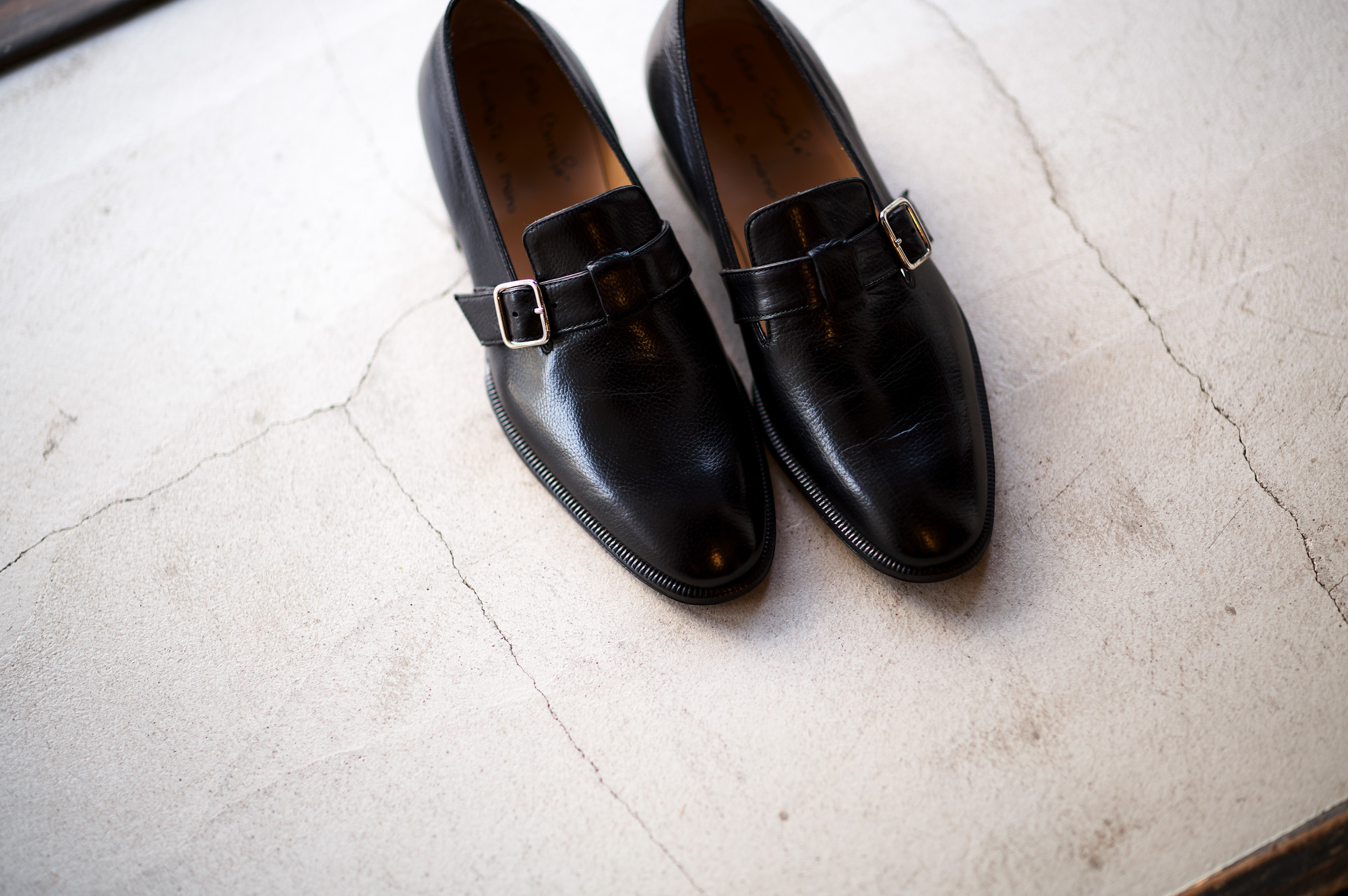 ENZO BONAFE(エンツォボナフェ) ART. EB-44 SLIP ON スリッポン LAMA ラマレザー ドレスシューズ スリッポン NERO(ブラック) made in italy (イタリア製) 2023春夏新作 入荷 発売開始 愛知 名古屋 Alto e Diritto altoediritto アルトエデリット