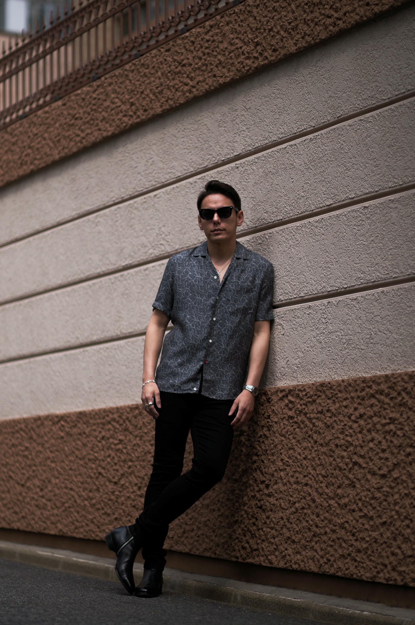 ISAIA (イザイア) MADDER SILK SHIRT (マダーシルクシャツ) "100％ SILK" MADDER SILK (マダーシルク) ペイズリーシャツ GRAY×BLACK (グレー×ブラック・970) Made in italy (イタリア製) 2023春夏新作 【入荷しました】【フリー分発売開始】愛知 名古屋 Alto e Diritto altoediritto アルトエデリット