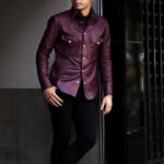 ISAMU KATAYAMA BACKLASH The Line "T-003" Italy Steer Leather Shirts BURGUNDY イサムカタヤマバックラッシュ ザライン イタリーステア TEMPESTI レザーシャツ バーガンディー 愛知 名古屋 Alto e Diritto altoediritto アルトエデリット 925シルバー